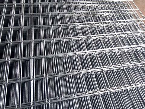 Panel de malla de acero galvanizado
