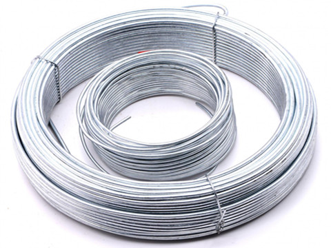 NEW GALVANISED GARDEN FENCE WIRE  2 MM 20 METRES 2 roll each 0.5kg in weight 
