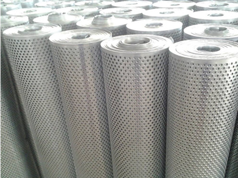 Perforated Metal Roll in Stock