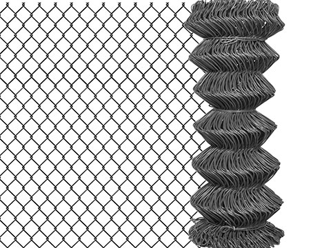 Black Vinyl Coated Chain Link Fence