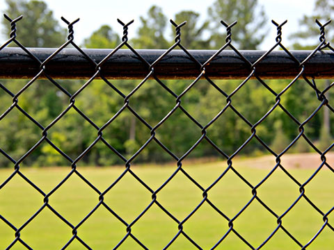 Black Vinyl Chain Link Fencing