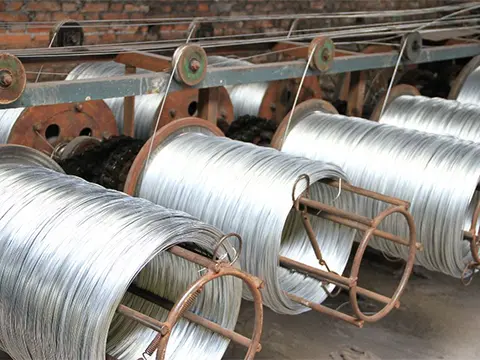 Galvanized wire drawing