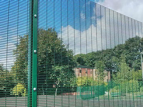 Green Clearview Fence