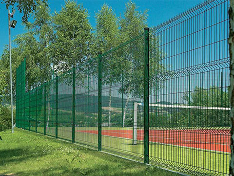 Clear View Fence for Sports Field