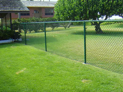 pvc coated chain link fencing