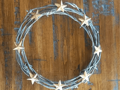 decorative barbed wire