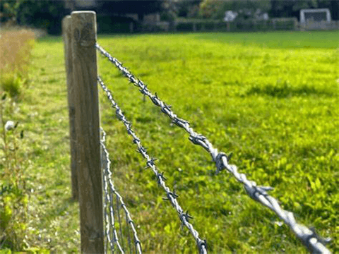 gi barbed wire fence