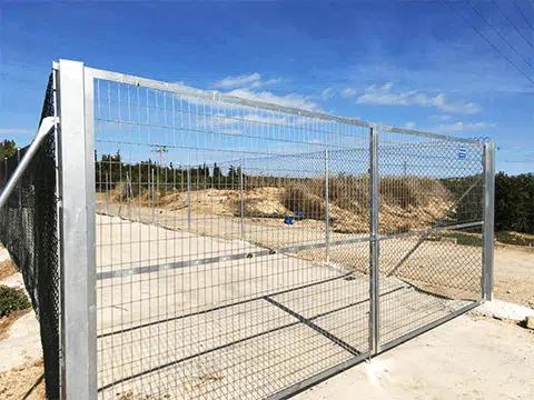 pannello di recinzione in alluminio
