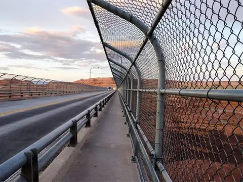 galvanized chain link