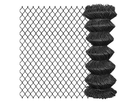 PVC Black Coated Chain Link Woven Mesh
