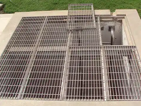 expanded steel grating