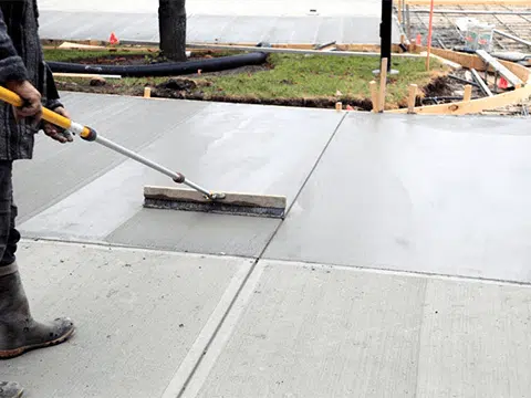 Pavimentação com concreto
