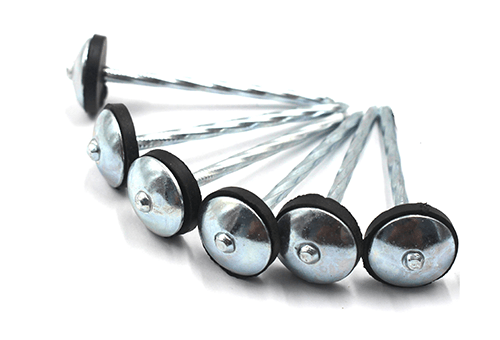3 Inch BWG9 Corrugated Nail Umbrella with Rubber Washer
