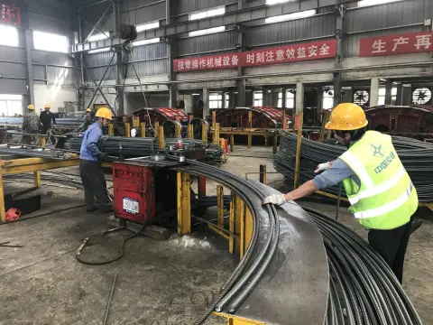 Rebar production workshop