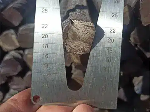 Reinforcment steel thickness measurment tool