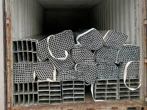 galvanized square pipe & GI I-beams