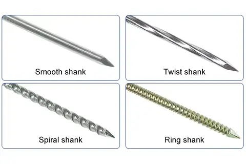 roofing nails shank type