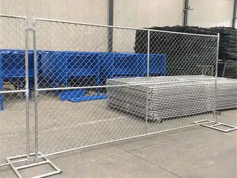 temporary chain link fence panels