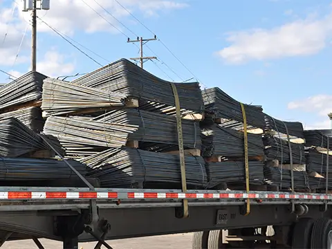 rebars shipped to Saudi Arabia