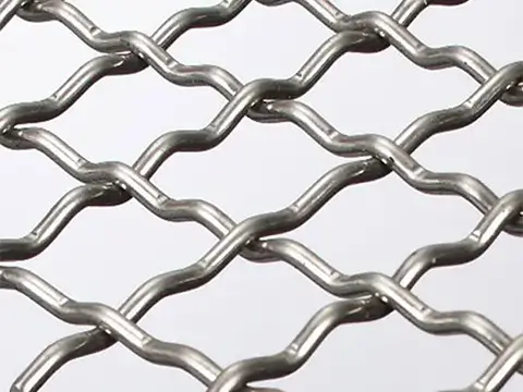 Crimped wire mesh