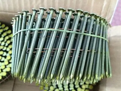 15 degree coil siding nails