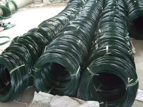 Fabrication de fils GI recouverts de PVC vert
