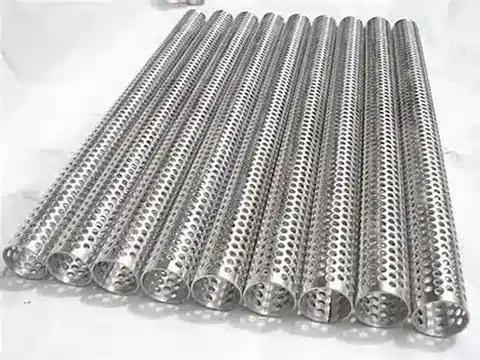 Perforated mesh pipe