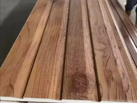 Wood-grain PPGI sandwich panel