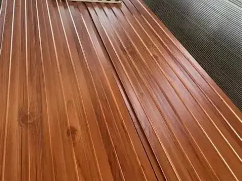 Wood-grain PPGI trapezoidal sheet