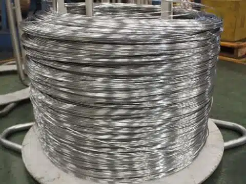 fil d'attache en aluminium