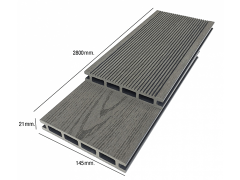 wpc fluted panel size