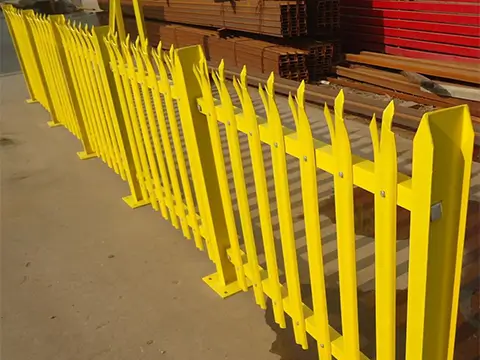 1.2 m palisade fencing