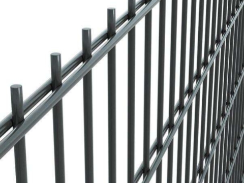 868 Double Rod Welded Twin Wire Mesh Metal Fence