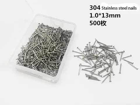 Boxed stainless steel nails