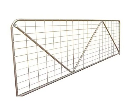 galvanized metal gate