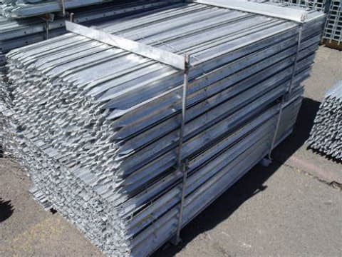 10 ft galvanized fence post