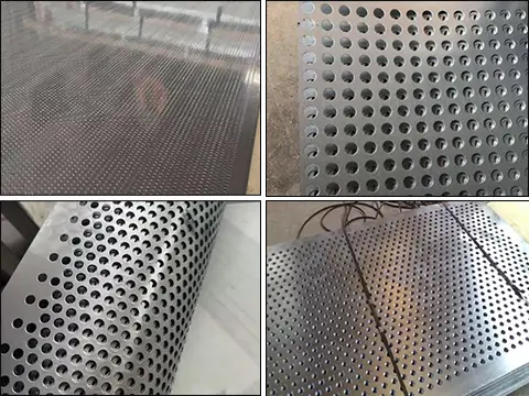 Carbon steel round perforated plate coil