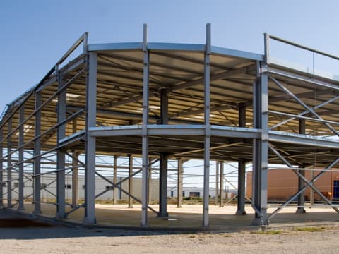 GI STEEL FRAMING FOR OUTDOOR STRUCTURE