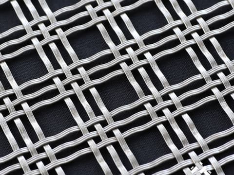 Galvanized decorative mesh