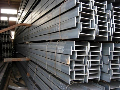 Q235_hot_rolled_I_steel_beam