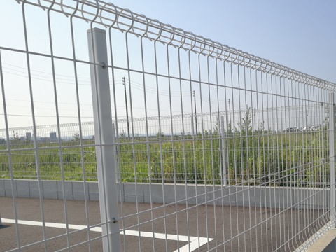 galvanized metal fence