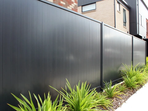 Vertical Solid Slat Fencing