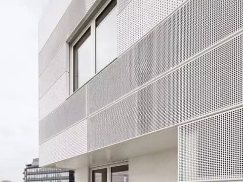 ecorative perforated metal panels