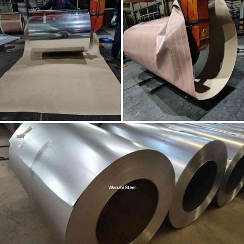 Z150 GI steel coil shipped to Chile