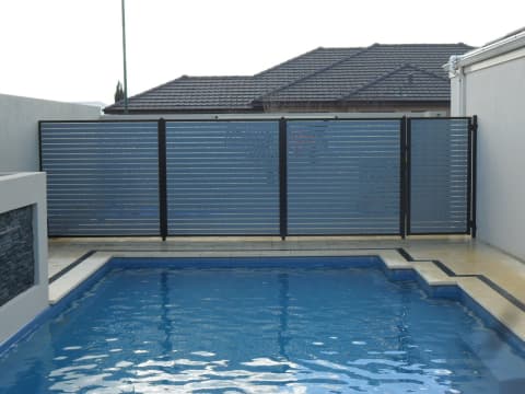 aluminium pool fencing