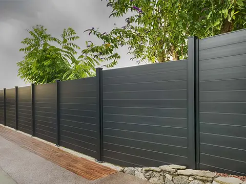 aluminum black fence panels