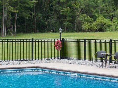 aluminum pool fence