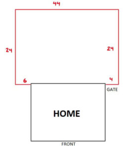 Area calculation diagram