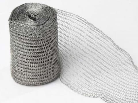 5mm Stainless Steel Knitted Wire Mesh