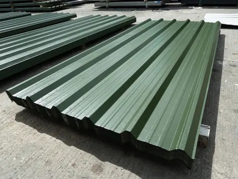 Matte corrugated color coated sheet